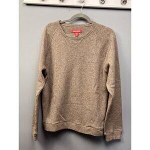 Aloha Sunday Carleton Sweater Mens Large Pullover Tan‎ Wool Blend Travel Casual